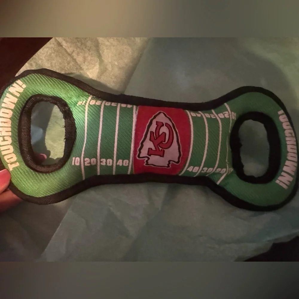 Kansas City Chiefs Dog toy NEW PetSmart